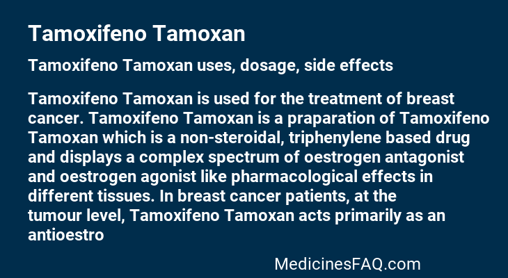 Tamoxifeno Tamoxan