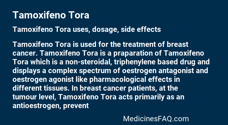 Tamoxifeno Tora