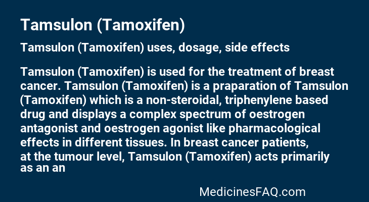 Tamsulon (Tamoxifen)
