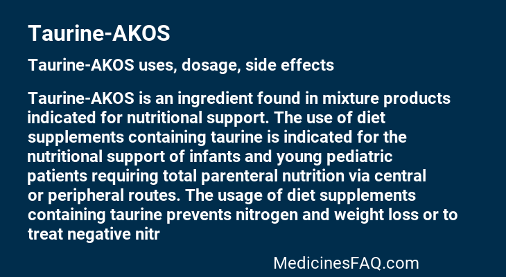 Taurine-AKOS