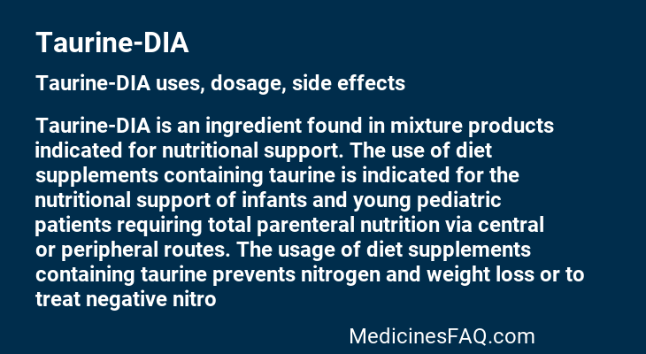 Taurine-DIA