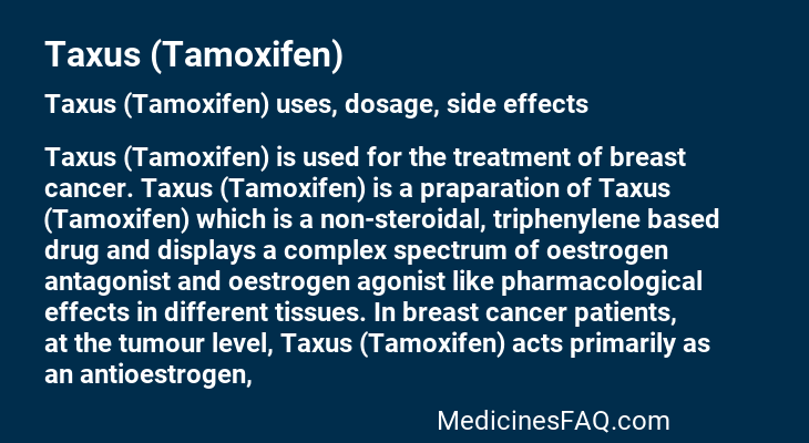 Taxus (Tamoxifen)