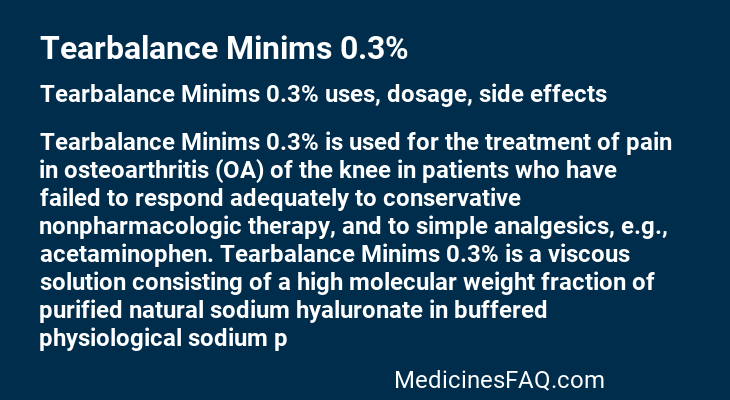 Tearbalance Minims 0.3%