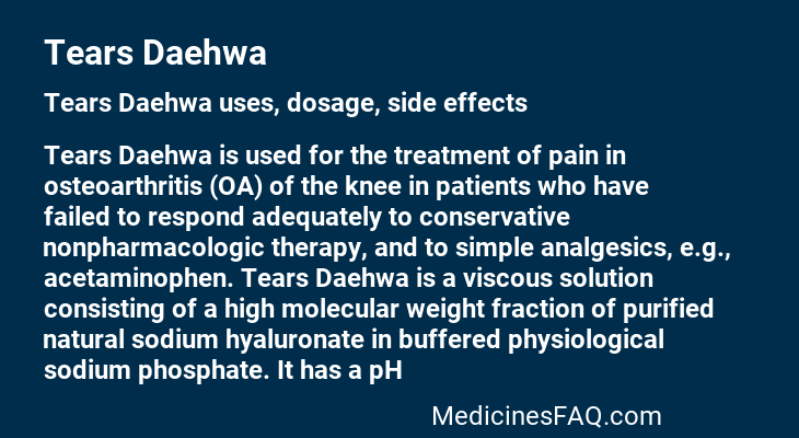 Tears Daehwa