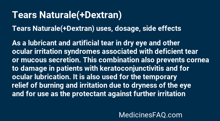 Tears Naturale(+Dextran)