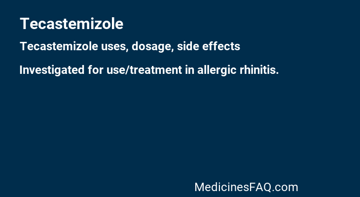 Tecastemizole