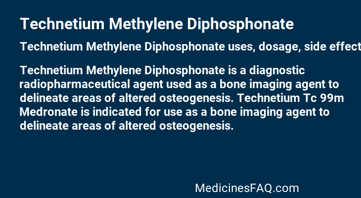 Technetium Methylene Diphosphonate