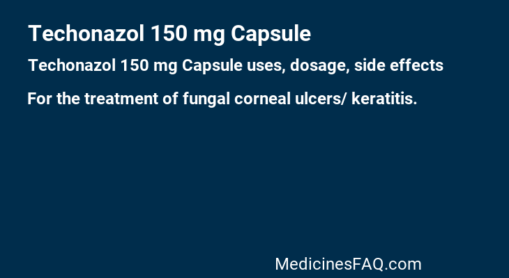 Techonazol 150 mg Capsule