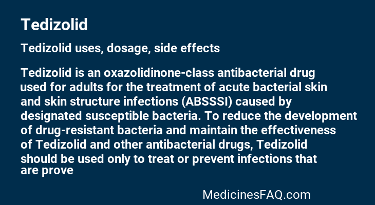 Tedizolid