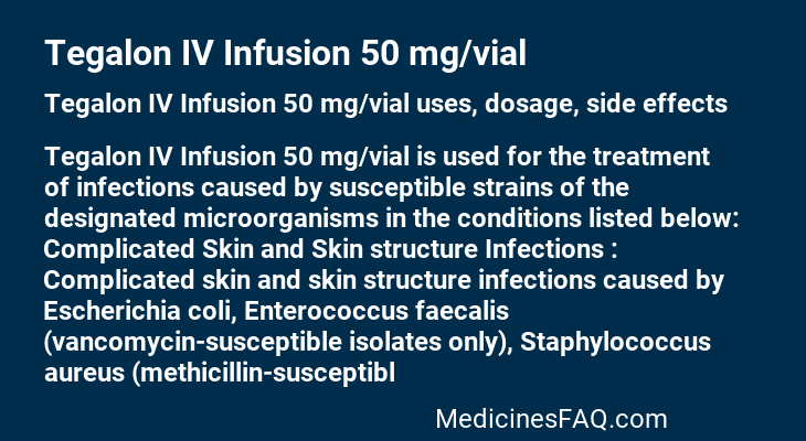 Tegalon IV Infusion 50 mg/vial