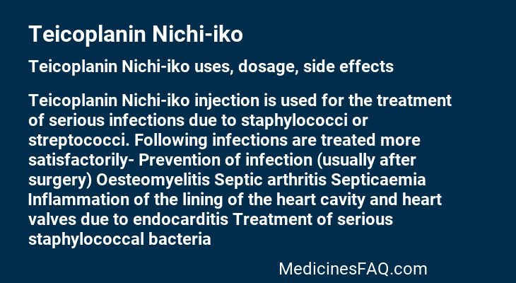 Teicoplanin Nichi-iko