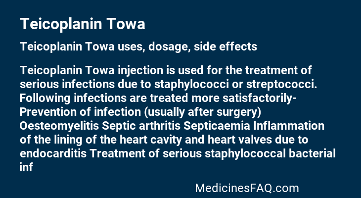 Teicoplanin Towa