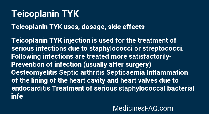 Teicoplanin TYK