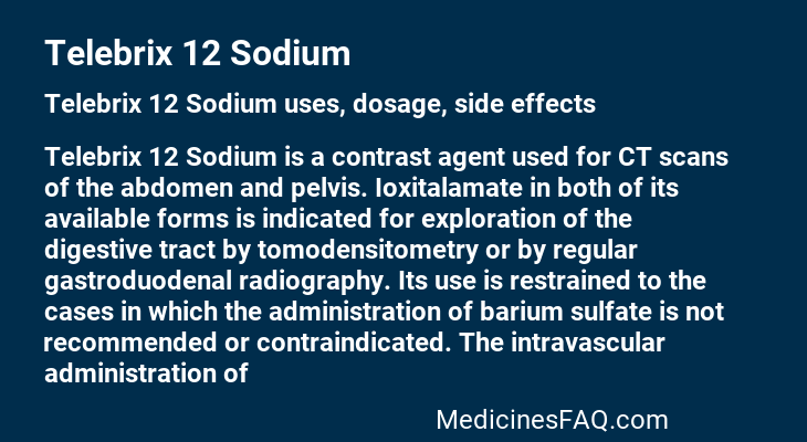 Telebrix 12 Sodium