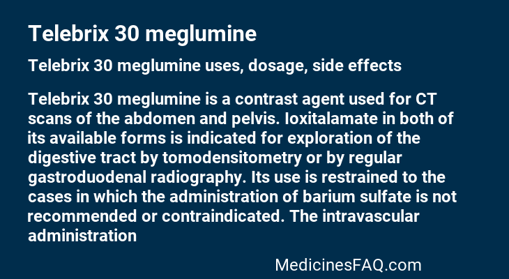 Telebrix 30 meglumine