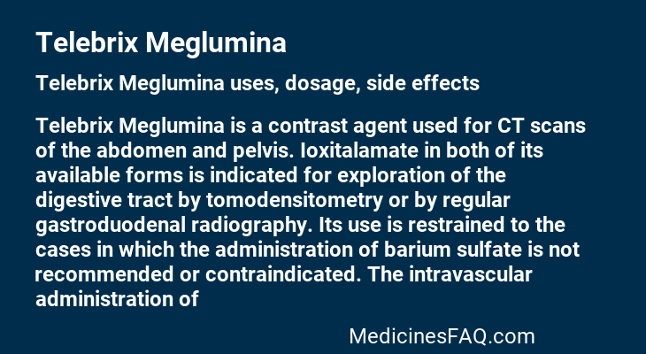 Telebrix Meglumina