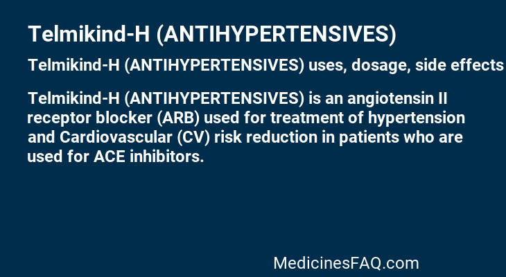 Telmikind-H (ANTIHYPERTENSIVES)