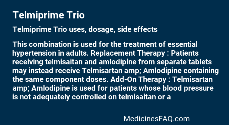 Telmiprime Trio