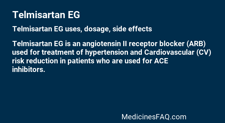 Telmisartan EG