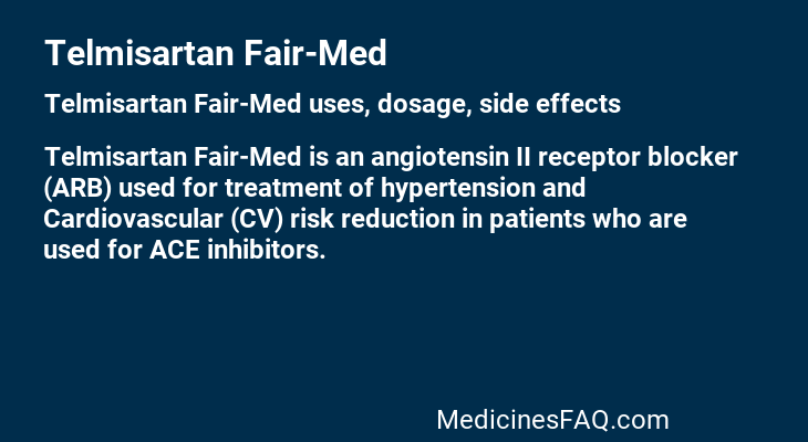 Telmisartan Fair-Med