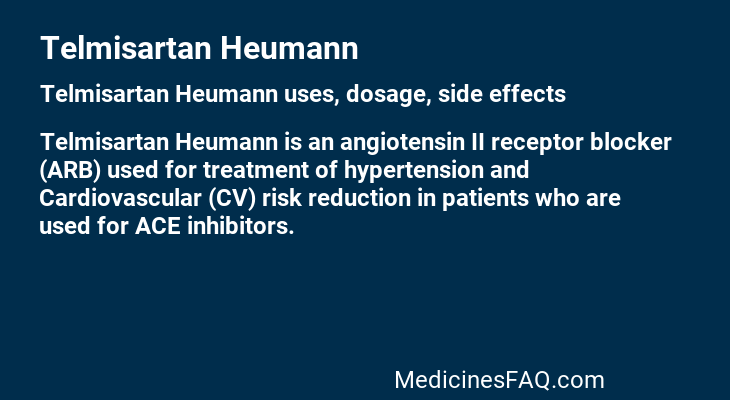 Telmisartan Heumann