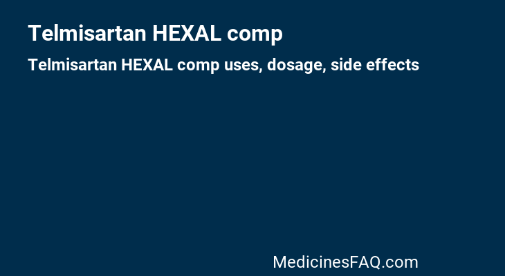 Telmisartan HEXAL comp