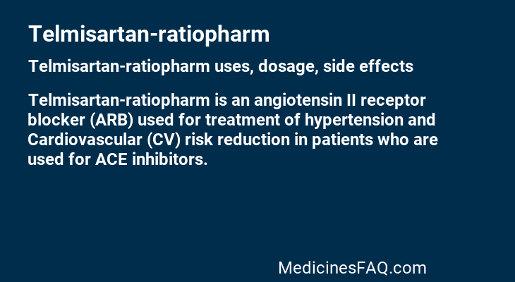Telmisartan-ratiopharm