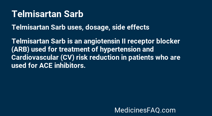 Telmisartan Sarb