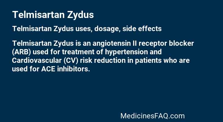 Telmisartan Zydus