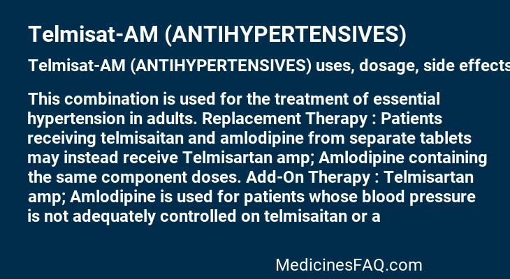 Telmisat-AM (ANTIHYPERTENSIVES)