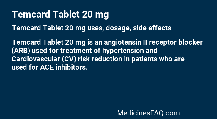 Temcard Tablet 20 mg