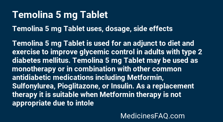 Temolina 5 mg Tablet