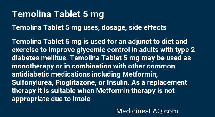 Temolina Tablet 5 mg