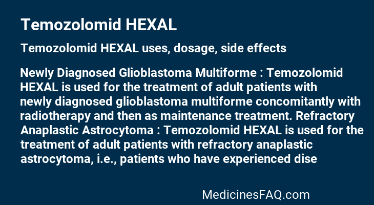 Temozolomid HEXAL