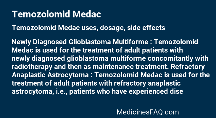 Temozolomid Medac