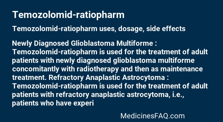 Temozolomid-ratiopharm