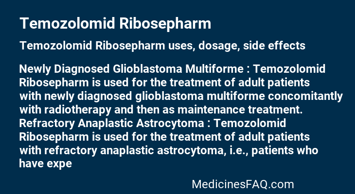 Temozolomid Ribosepharm