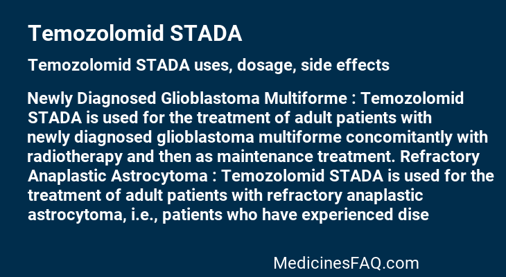 Temozolomid STADA