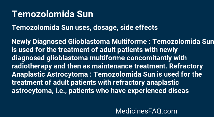 Temozolomida Sun