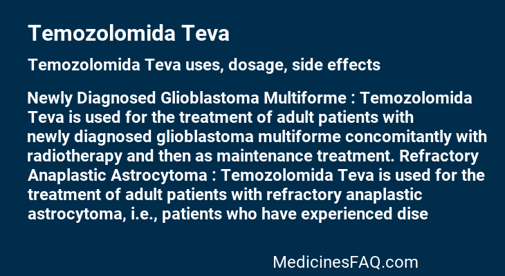 Temozolomida Teva