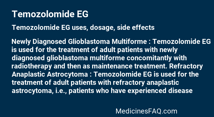 Temozolomide EG