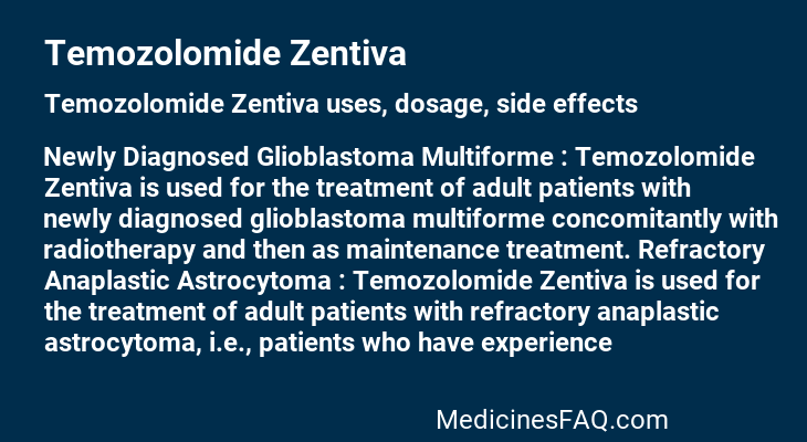 Temozolomide Zentiva