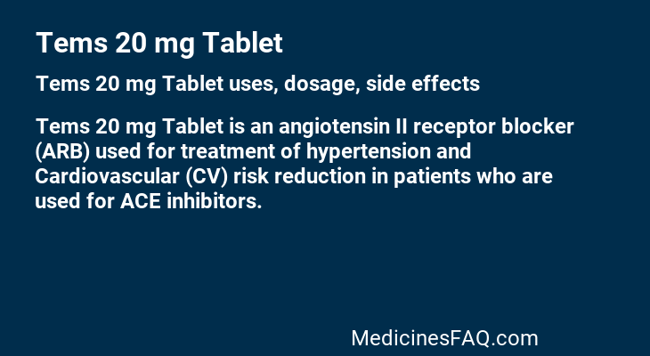 Tems 20 mg Tablet