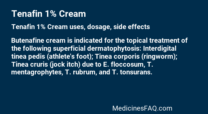 Tenafin 1% Cream