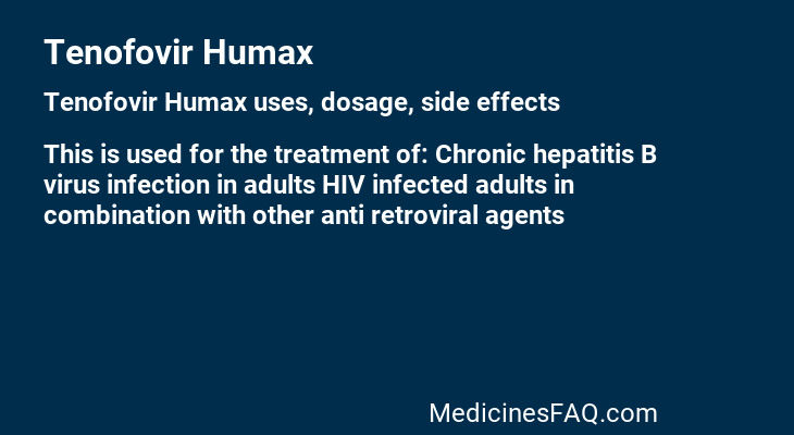 Tenofovir Humax