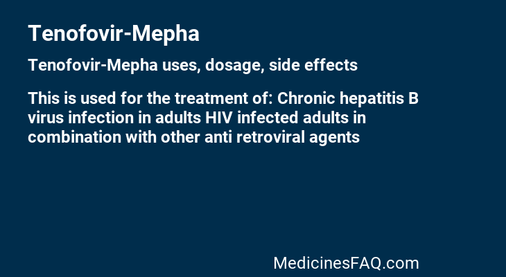 Tenofovir-Mepha