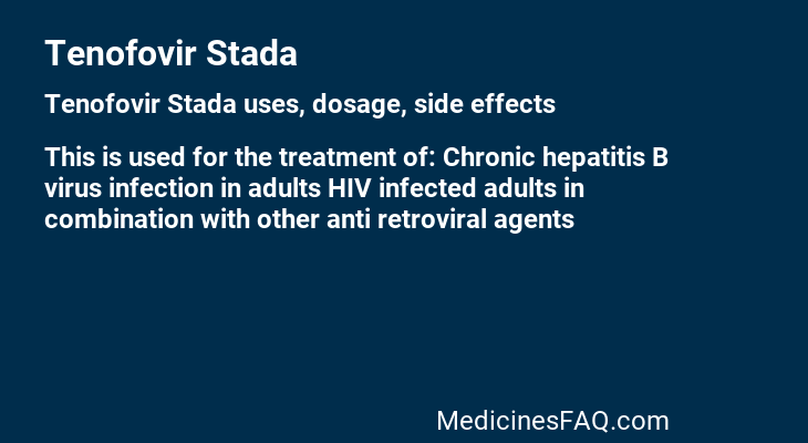 Tenofovir Stada