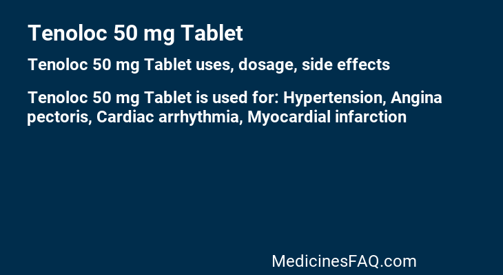 Tenoloc 50 mg Tablet