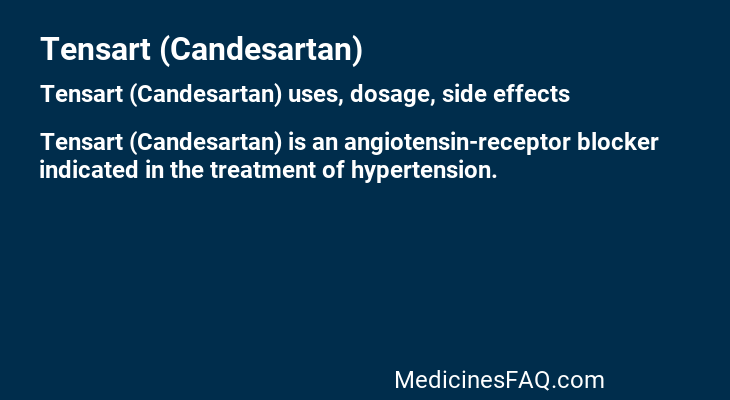 Tensart (Candesartan)