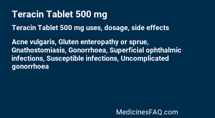 Teracin Tablet 500 mg